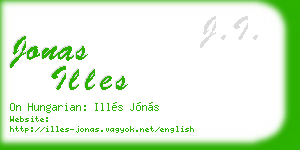 jonas illes business card