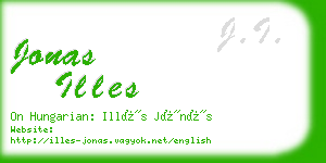 jonas illes business card